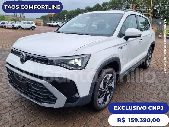 VOLKSWAGEN TAOS 1.4 250 TSI TOTAL FLEX COMFORTLINE AUTOMÁTICO VOLKSWAGEN TAOS 1.4 250 TSI TOTAL FLEX COMFORTLINE AUTOMÁTICO